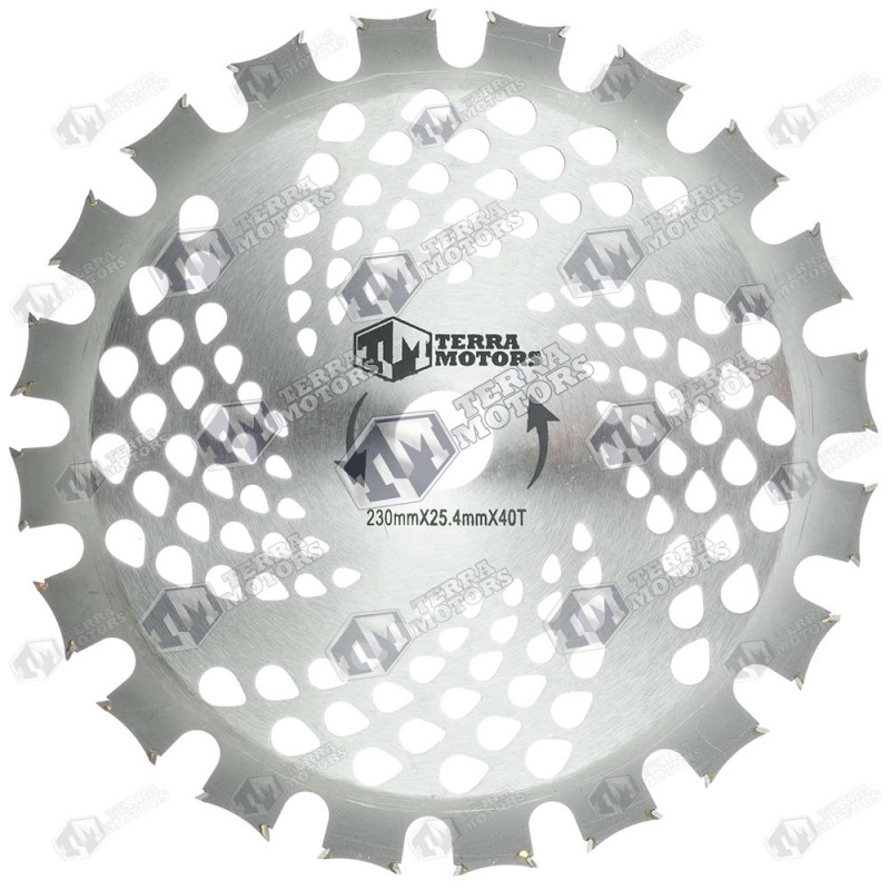 Disc motocoasa 40D - 230mm - 25.4mm - 2.2mm - Vidia - Sens dublu (Aerat)